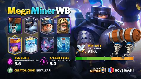 Trending — Miner Wall Breakers with Mega Knight and Archer .